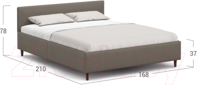 Двуспальная кровать Moon Family 1250 / К003444