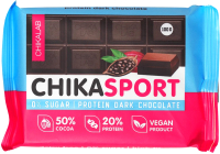 

Протеиновый шоколад Chikalab, Sport Темный шоколад
