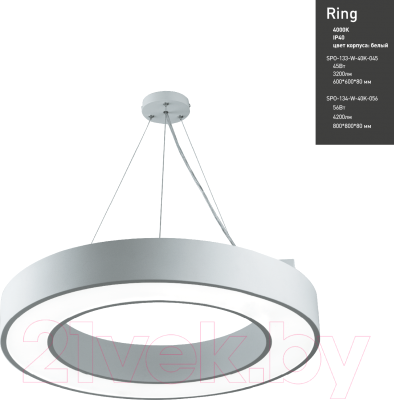 Потолочный светильник ЭРА Geometria Ring / Б0050564