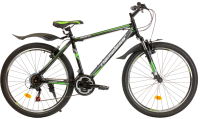 

Велосипед Nameless, S6200 26 / S6200-BK/GN-19(21)