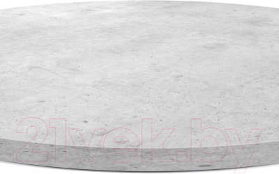 Обеденный стол Sheffilton SHT-TU30/90 ЛДСП (белый/бетон Чикаго светло-серый)