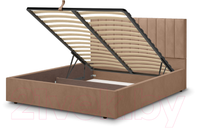 Двуспальная кровать Аквилон Рица 16 ПМ (конфетти корица)