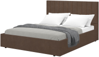 Двуспальная кровать Аквилон Рица 16 ПМ (конфетти шоколад) - 
