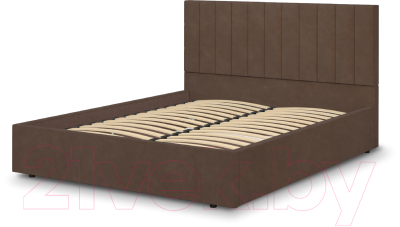 Двуспальная кровать Аквилон Рица 16 ПМ (конфетти шоколад)