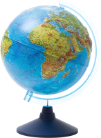 Глобус интерактивный Globen Физико-политический рельефный с подсветкой / INT12500287 - 