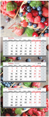Календарь настенный OfficeSpace Premium Sweet day 2023г / 338136