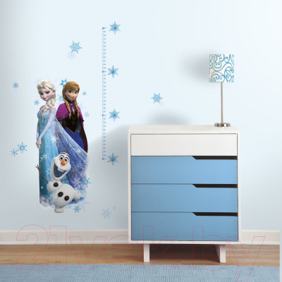 Наклейка на стену RoomMates Холодное сердце: Эльза, Анна и Олаф RMK2793GC