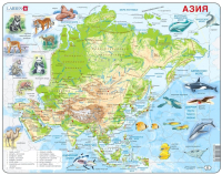 Пазл LARSEN Животные Азии A30 (русский) - 