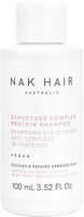 Шампунь для волос Nak Structure Complex Shampoo Протеиновый (100мл) - 