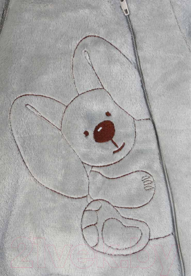 Комбинезон для малышей Сонный Гномик Пушистый зайка / 2008_50 56 (серый)