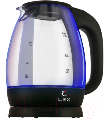 Электрочайник Lex LX 3002-1 (черный)