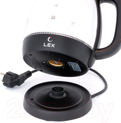 Электрочайник Lex LX 3002-1 (черный)