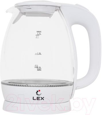 Электрочайник Lex LX 3002-3 (белый)