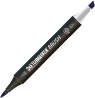 Маркер перманентный Sketchmarker Brush Двусторонний B120 / SMB-B120 (полночный синий) - 