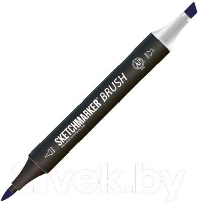 Маркер перманентный Sketchmarker Brush Двусторонний B120 / SMB-B120 (полночный синий)