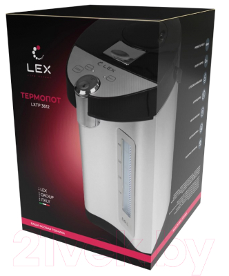Термопот Lex LXTP 3612 (серый/черный)