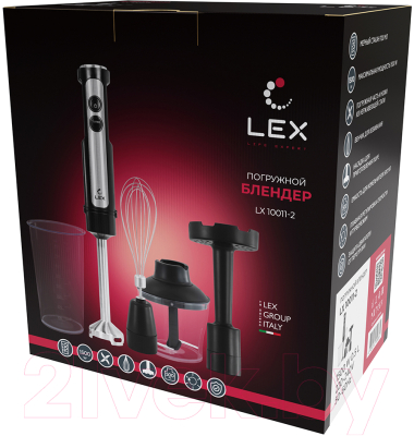 Блендер погружной Lex LX-10011-2 (черный)
