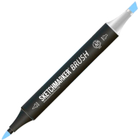 Маркер перманентный Sketchmarker Brush Двусторонний B63 / SMB-B63 (синяя Каролина) - 