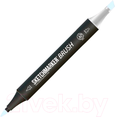 Маркер перманентный Sketchmarker Brush Двусторонний B64 / SMB-B64 (синяя сталь)