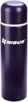 Термос для напитков Nisus N.TM-045-O (1л, темно-фиолетовый) - 