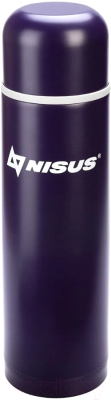 Термос для напитков Nisus N.TM-045-O (1л, темно-фиолетовый)