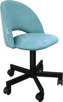 Кресло офисное Sheffilton SHT-ST34-1/S120M (голубая пастель/черный муар) - 