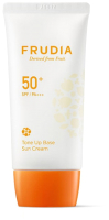 Крем солнцезащитный Frudia Tone Up Base Sun Cream SPF50+ PA+++ (50г) - 