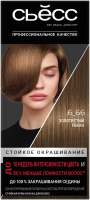Крем-краска для волос Syoss Permanent Coloration 6-66 (115мл, золотистый пекан) - 
