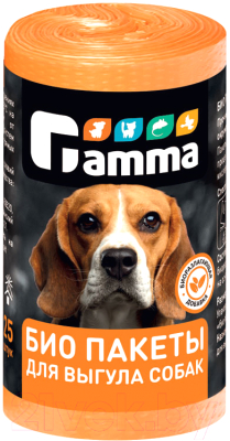 Пакеты для выгула собак Gamma БИО / 10532001 (25шт)