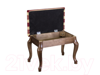 Банкетка Мебелик Ретро с ящиком (темно-коричневый)