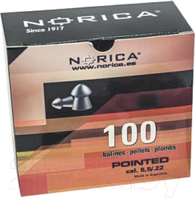 Пульки для пневматики Norica Pointed 5.5мм (100шт, Carton Box)
