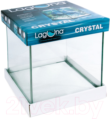Аквариум Laguna Crystal 6001B / 73514001 (15л, черный)