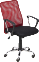 Кресло офисное AksHome Gamma (красный/черный) - 