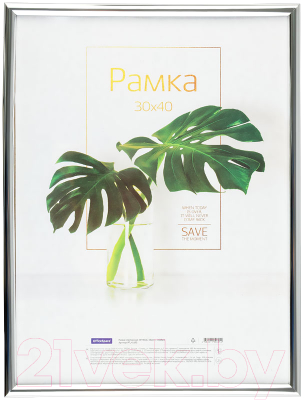 Рамка OfficeSpace Basic / РП_41695 (серебристый)