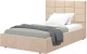 Полуторная кровать Аквилон Тэфи 12 М (конфетти крем) - 