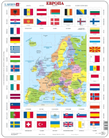 Пазл LARSEN Карты/флаги - Европа KL1 - 
