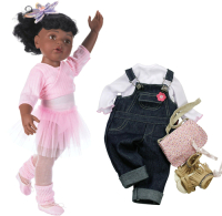 Кукла с аксессуарами Gotz Ханна Балерина афро-американка / 1159850 (50см) - 