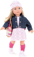 Кукла с аксессуарами Gotz Джессика Блондинка в джинсовой куртке / 1490366 (46см) - 