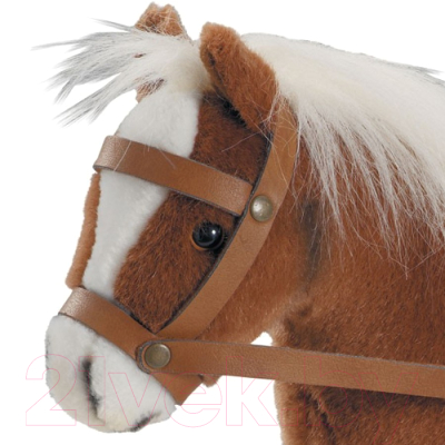 Аксессуар для куклы Gotz Лошадь с седлом и уздечкой / 3401099 (коричневый)