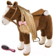 Аксессуар для куклы Gotz Лошадь с расческой / 3402375 (коричневый) - 