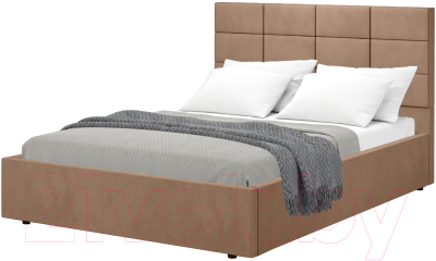 Полуторная кровать Аквилон Тэфи 14 ПМ (конфетти корица)