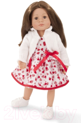 Аксессуар для куклы Gotz Набор одежды: платье с сердечками, кофта, кеды / 3403319
