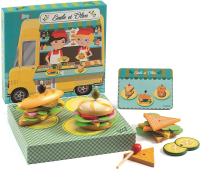 Набор игрушечных продуктов Djeco Сэндвичи от Эмиля и Олив / 06620 - 