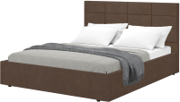 Двуспальная кровать Аквилон Тэфи 16 М (конфетти шоколад) - 