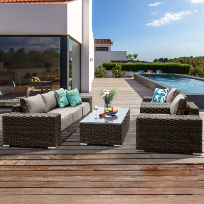 Комплект садовой мебели OUTDOOR Мадейра OUT-0020 ш/п (коричневый)