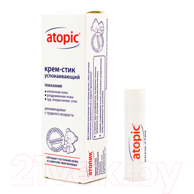 Крем детский Atopic Успокаивающий крем-стик (4.9мл)