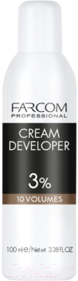 Крем для окисления краски Farcom Professional Cream Developer 3% 10 Vol (100мл)