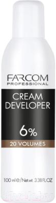 Крем для окисления краски Farcom Cream Developer 6% 20 Vol (100мл)