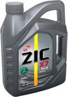 Моторное масло ZIC X7 5W30 / 162675 (4л) - 
