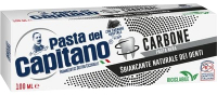 Зубная паста Pasta del Capitano Charcoal Toothpaste Восстанавливает белизну зубов (100мл) - 